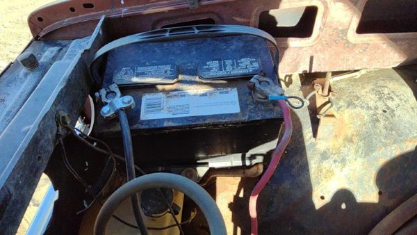 1973-1988 Chevy K30 Complete Battery Box Mount Tray With Hold Down Oem 7.4L — photo 2
