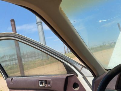 88-89 Accord Lx Driver Left A Pillar Trim Windshield Post Panel Oem Sedan Maroon