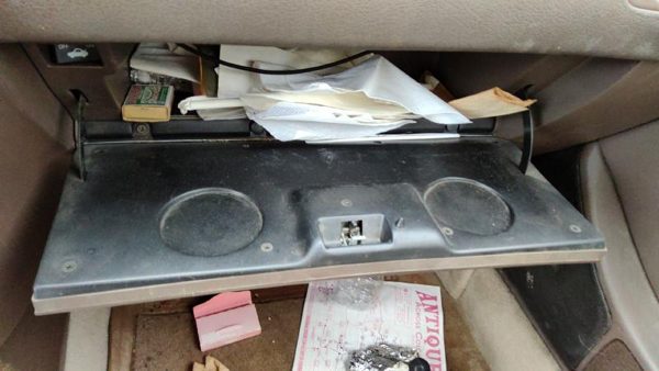 91-94 Infinity G20 Glove Box Assembly Complete Door With Latch Oem Brown — photo 4
