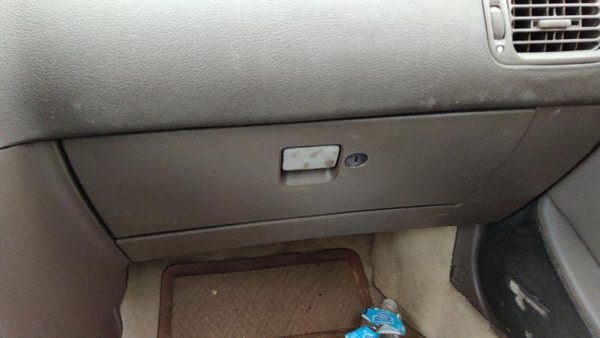 91-94 Infinity G20 Glove Box Assembly Complete Door With Latch Oem Brown — photo 3