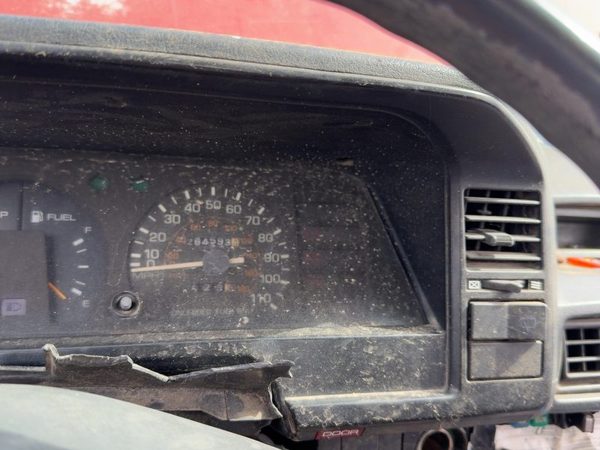 1988 Toyota Corolla FX Trim Bezel Around Speedometer Dash Surround Panel Gray FX — photo 3