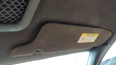 2003-2004 Ford Mustang Passenger Right Sun Visor Oem Black 9W 3R3Z6304104Aaa
