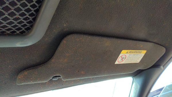 2003-2004 Ford Mustang Passenger Right Sun Visor Oem Black 9W 3R3Z6304104Aaa — photo 1
