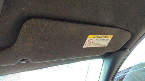 2003-2004 Ford Mustang Passenger Right Sun Visor Oem Black 9W 3R3Z6304104Aaa — photo 3