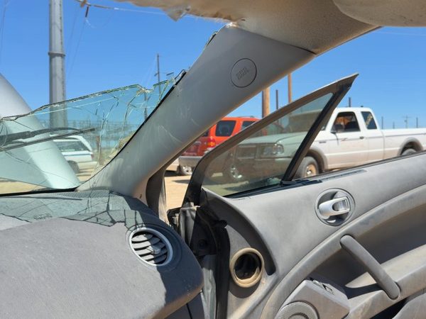 07 Eclipse Passenger Right A Pillar Trim Windshield Post Panel Oem Gray — photo 3