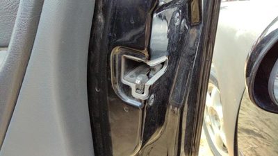 1998-2002 Mercedes Ml320 Passenger Right Front Door Latch With Rods/Cables Oem
