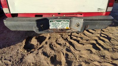1986-1997 Nissan Hardbody Rear Bumper Assembly With Brackets Oem 999T16d013