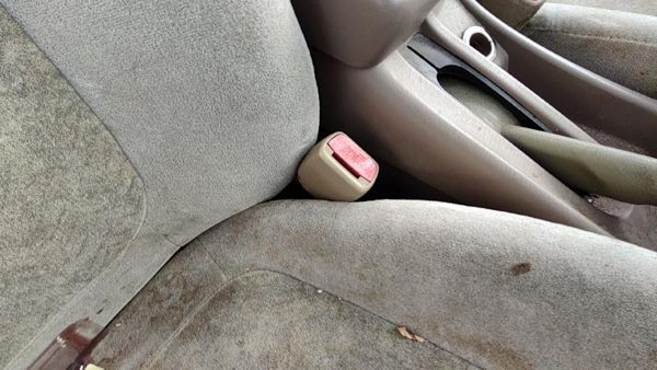 2000-2003 Nissan Sentra Passenger Right Front Seat Belt Buckle Receiver Sand H — photo 3