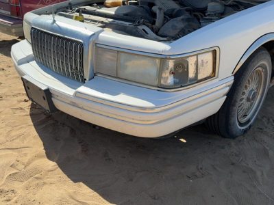 1991-1994 Lincoln Town Car Front Bumper Cover Assembly Oem White Wt F1Vy17D957A