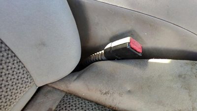 2001-2004 Ford F150 Passenger Right Front Seat Belt Buckle Receiver Oem Gray