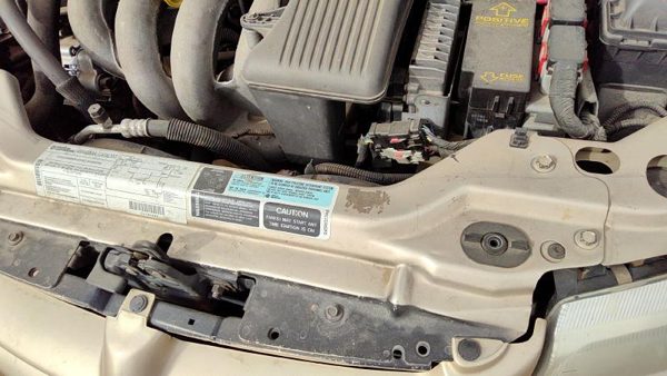 95-00 Dodge Stratus Top Plastic Cover Above Radiator Support Sight Shield Oem — photo 6