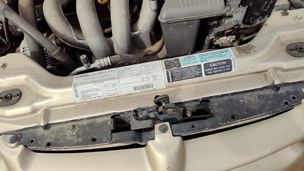 95-00 Dodge Stratus Top Plastic Cover Above Radiator Support Sight Shield Oem — photo 3