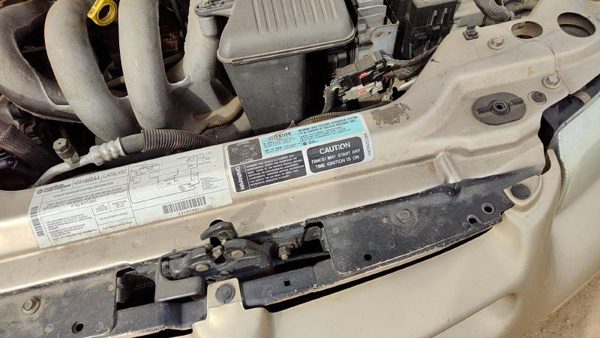 95-00 Dodge Stratus Top Plastic Cover Above Radiator Support Sight Shield Oem — photo 4