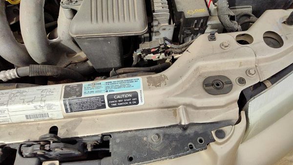 95-00 Dodge Stratus Top Plastic Cover Above Radiator Support Sight Shield Oem — photo 5