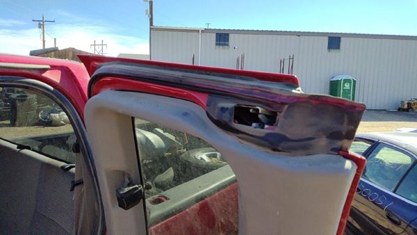 1999-2004 Ford F150 Driver Left Rear Door Latch With Rods/Cables Oem Back — photo 2
