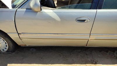 1997 Buick Park Avenue Front Door LH Silver Shell Only