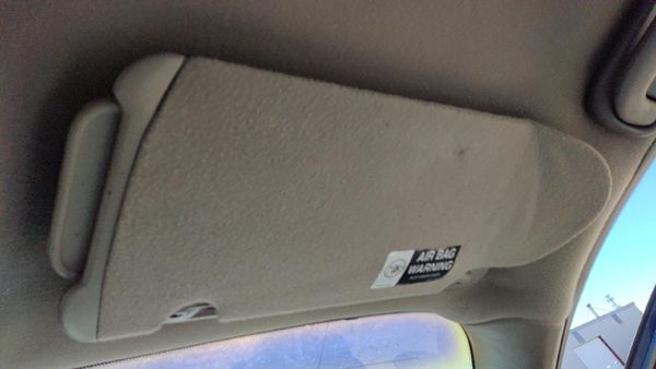2000-2004 Buick Lesabre Buick Lesabre Passenger Right Sun Visor Oem Gray 17B — photo 1