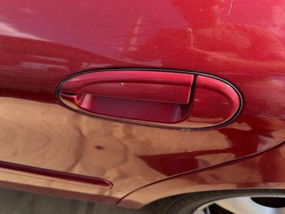 1999-2007 Ford Taurus Driver Left Rear Outside Door Handle Oem Back Red