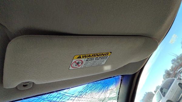 95-00 Dodge Stratus Passenger Right Sun Visor Oem Agate Az — photo 3