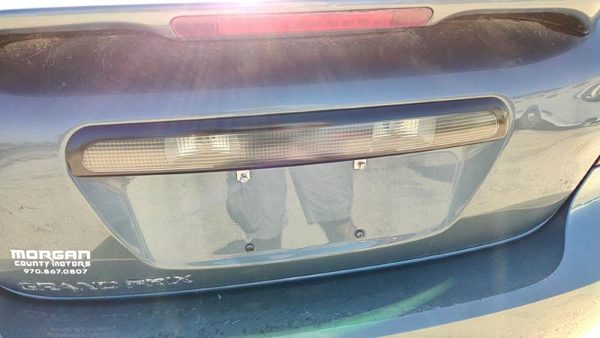 04-08 Pontiac Grand Prix License Plate Trim Surround Panel Oem Tail Trunk Finish — photo 5