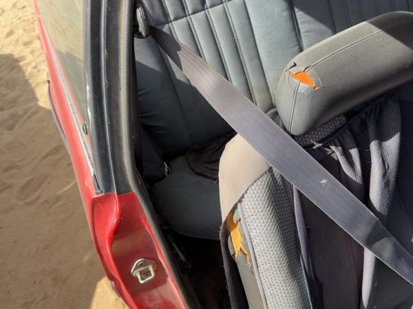 1988 Toyota Fx Passenger Right Front Seat Belt Retractor Oem Shoulder Gray — photo 4
