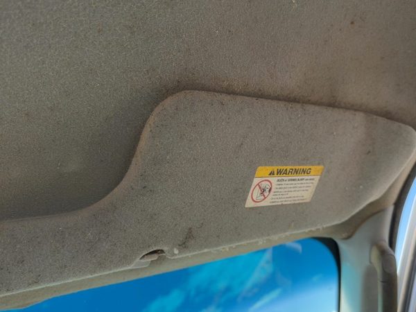 2002-2004 Ford F150 Passenger Right Sun Visor Oem Gray 2L3Z1504104Dab — photo 4