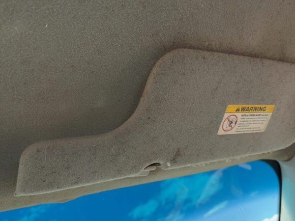 2002-2004 Ford F150 Passenger Right Sun Visor Oem Gray 2L3Z1504104Dab — photo 3
