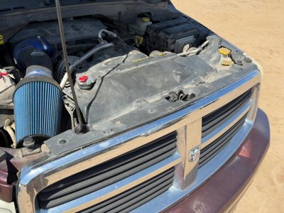 2004 Dodge Durango Top Plastic Cover Above Radiator Support Sight Shield Oem