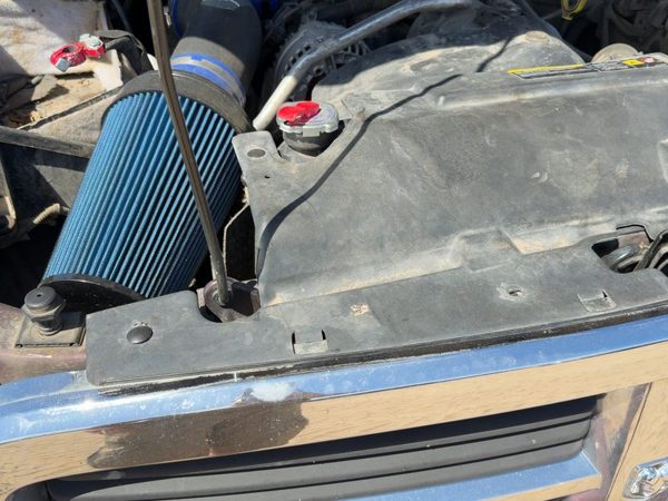 2004 Dodge Durango Top Plastic Cover Above Radiator Support Sight Shield Oem — photo 3