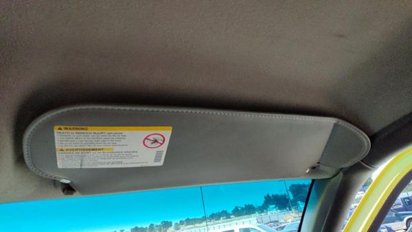 2000-2002 Express Van 2500 Passenger Right Sun Visor Oem 69W Dark Gray 15074522 — photo 3
