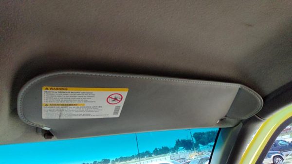 2000-2002 Express Van 2500 Passenger Right Sun Visor Oem 69W Dark Gray 15074522 — photo 2