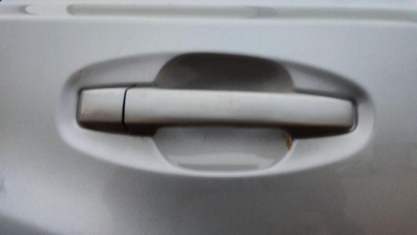 10-14 Legacy Outback Passenger Right Rear Outside Door Handle Back Steel Silver — photo 4