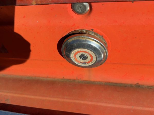 1976 Ford Maverick Fuel Tank Door With Hinge Gas Lid Oem Filler — photo 5