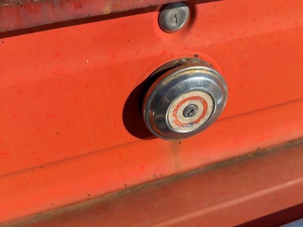 1976 Ford Maverick Fuel Tank Door With Hinge Gas Lid Oem Filler — photo 6