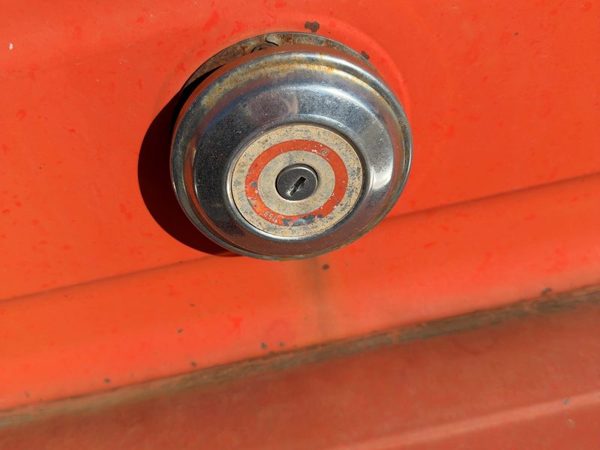 1976 Ford Maverick Fuel Tank Door With Hinge Gas Lid Oem Filler — photo 7