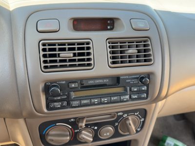 98-02 Toyota Corolla Trim Bezel Around Radio Surround Dash Panel Oem Beige Fa40
