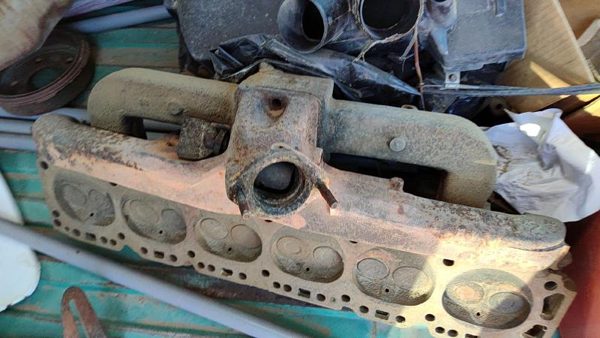 1967-1976 Chevy Van G20 Exhaust Manifold Assembly Oem 4.1L 250 00464136 — photo 3