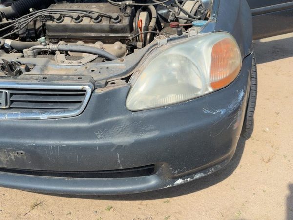 1996-1998 Honda Civic Front Bumper Cover Assembly Oem Blue B-73M 4802120 — photo 9