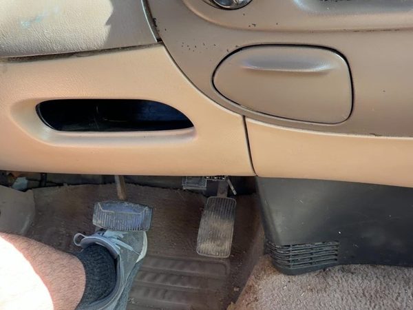 1997-2004 Ford F150 Lower Dash Under Column Knee Bolster Trim Panel Oem Tan Ex — photo 5