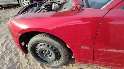 2006-2010 Dodge Charger Driver Left Front Fender Oem Prh Inferno Red 05183427Ab