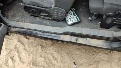 2004-2008 Ford F150 Driver Left Lower Sill Step Moulding Trim Panel Oem Gray Me