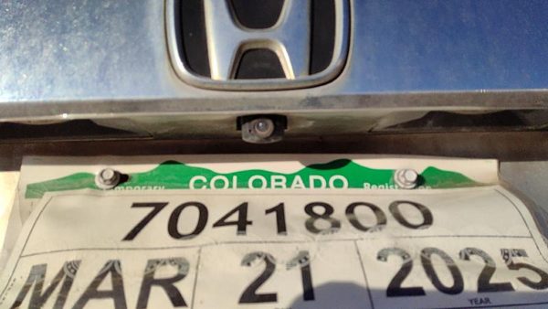 2009-2011 Honda Pilot Rear Backup Camera View With Chrome License Plate Trim Oem — photo 1
