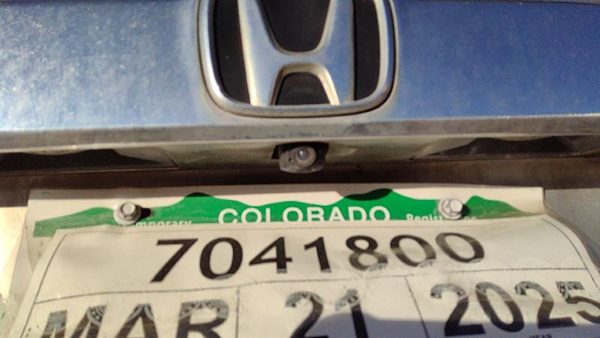 2009-2011 Honda Pilot Rear Backup Camera View With Chrome License Plate Trim Oem — photo 2