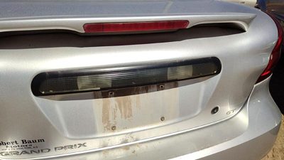 04-08 Grand Prix License Plate Trim Surround Panel Oem Tail Trunk Reverse Lights