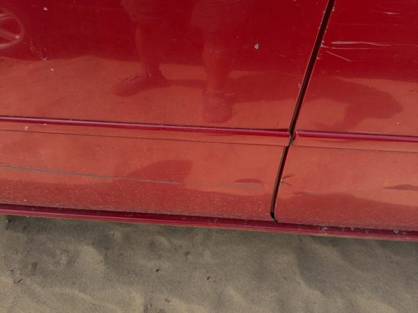 06-13 Chevy Impala Driver Left Front Moulding From Door Oem Precision Red 27U — photo 3
