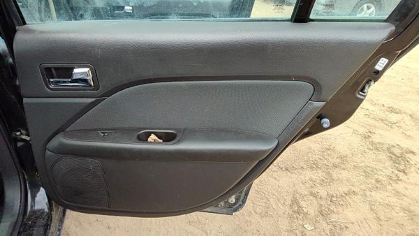 10-12 Fusion Passenger Right Rear Door Trim Panel With Switches Back Charcoal Dw — photo 1