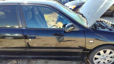 2002 INFINITI G20 Front Door RH KH3 Black