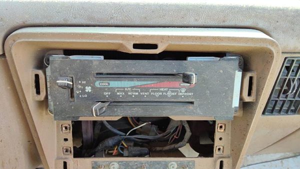 1990 Ford F150 Temperature Control Module In Dash Heater Ac Head Unit Oem — photo 2