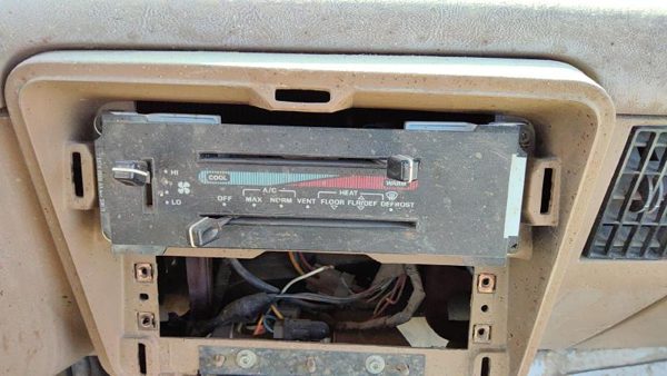1990 Ford F150 Temperature Control Module In Dash Heater Ac Head Unit Oem — photo 3