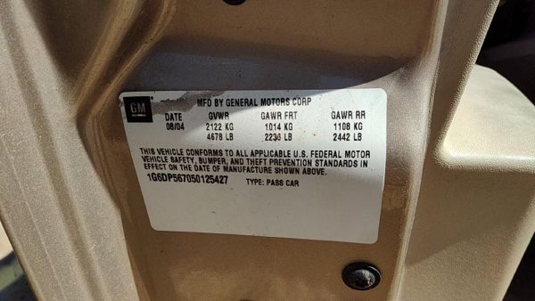 2005 Cadillac CTS Crossmember/cradle/undercarria 3.6L AT — photo 5